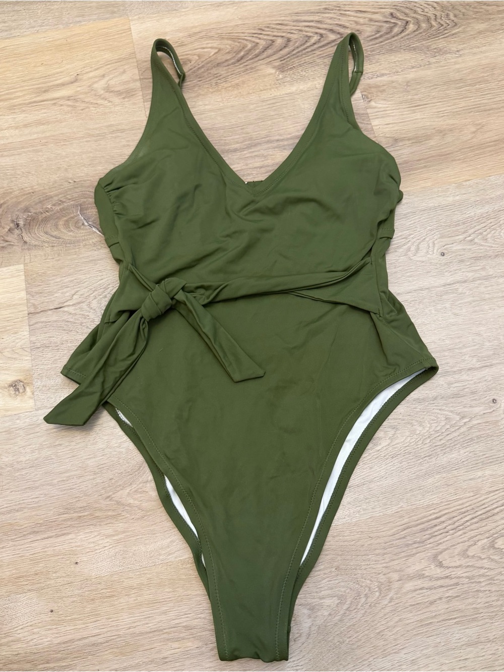 Shade & Shore Green One Piece Swimsuit